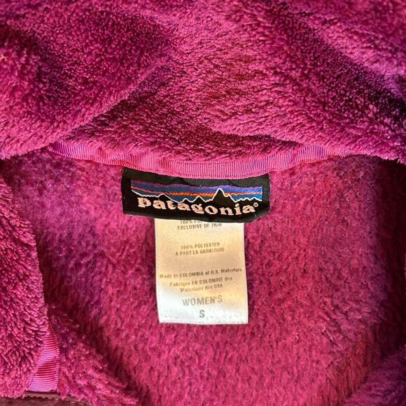 PATAGONIA Rebullite Pink Re-Tool Snap T Pullover Fleece Women's Size SMALL - Picture 2 of 9